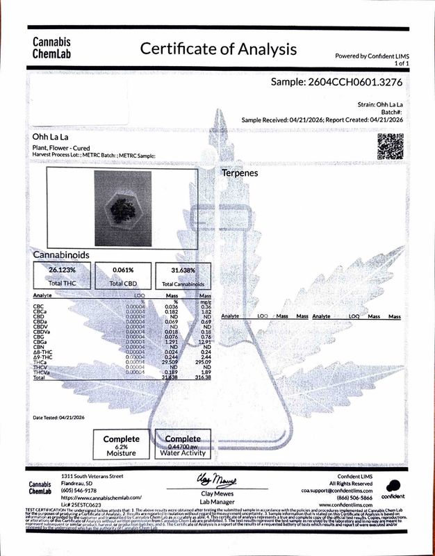 Ohh La La THCA Flower - 29.51% (H)