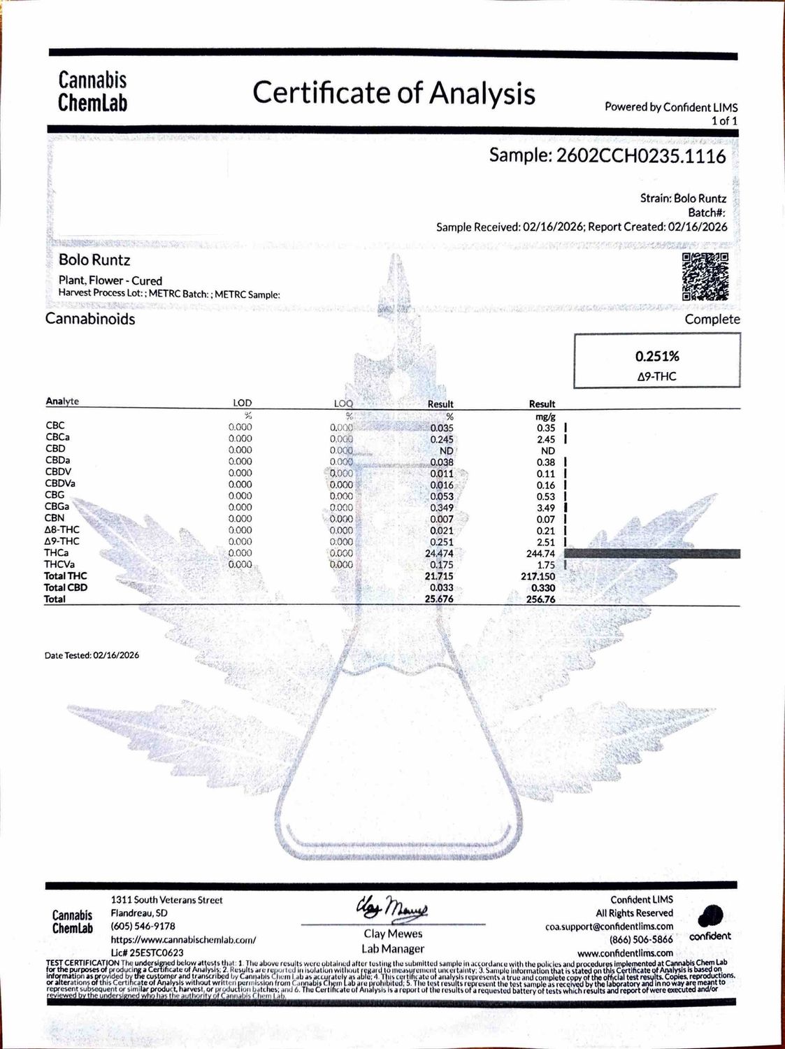 Bolo Runtz THCA Flower - 24.47% (IH)