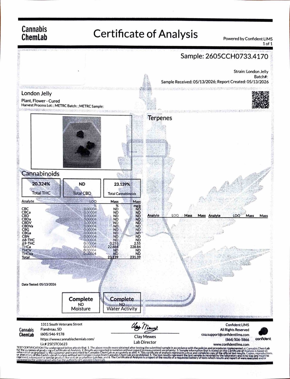 London Jelly THCA Flower - 22.84% (IH)