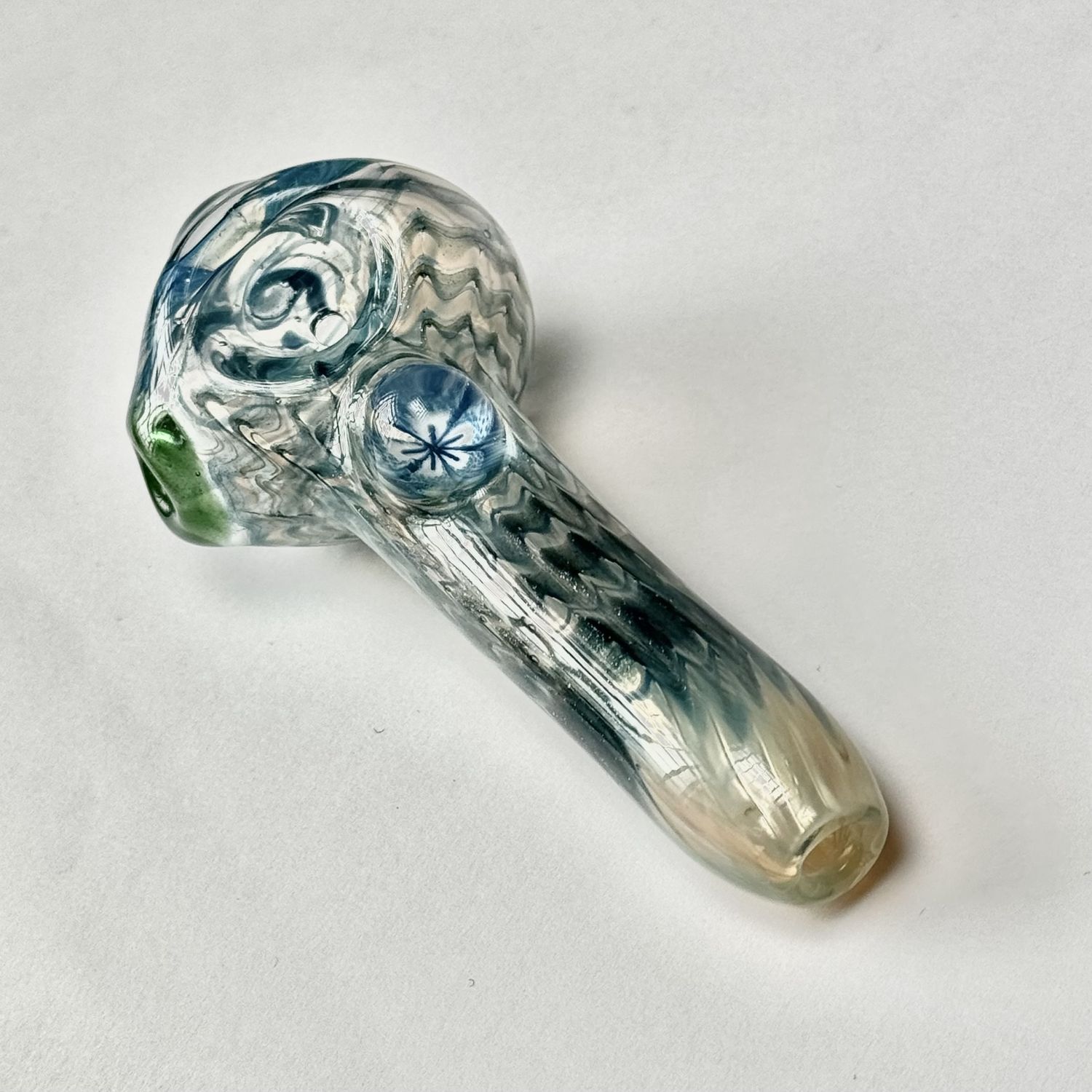 Millie Logo Spoon by Kyle Rasmussen - Luau Blue Flower