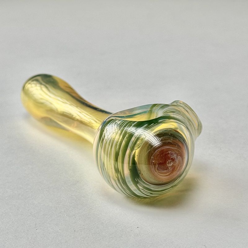 Color Head Spoon (SM) by Backwoods Glass - G