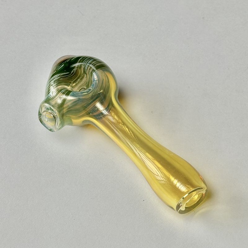 Color Head Spoon (SM) by Backwoods Glass - G