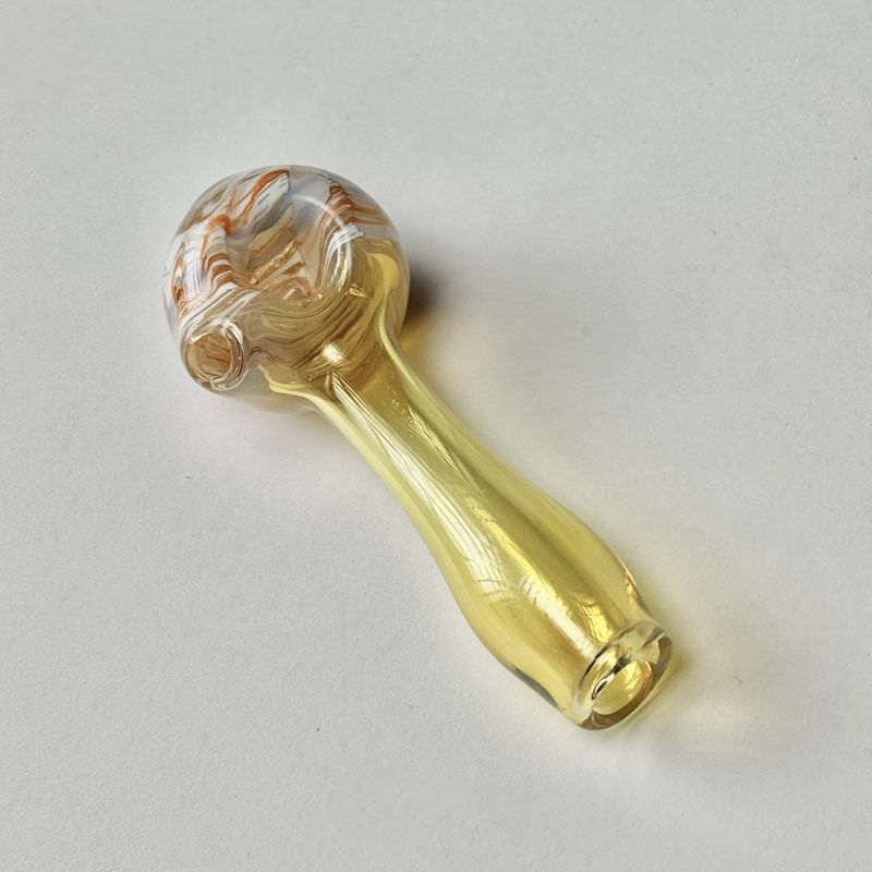 Color Head Spoon (SM) by Backwoods Glass - J
