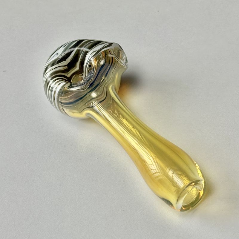 Color Head Spoon (SM) by Backwoods Glass - P