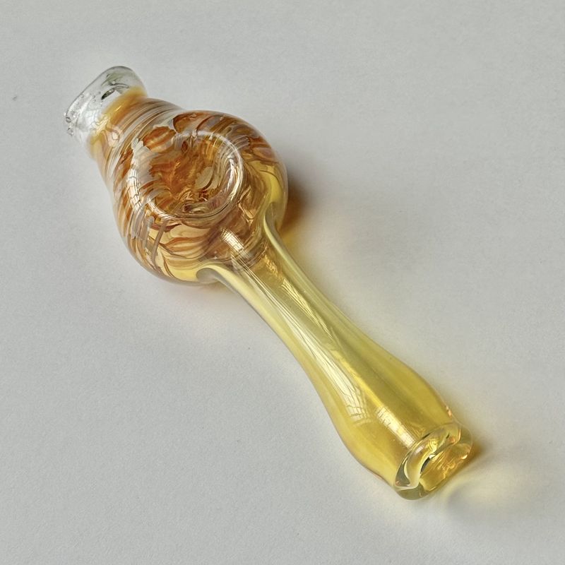 Color Head Spoon (SM) by Backwoods Glass - Q