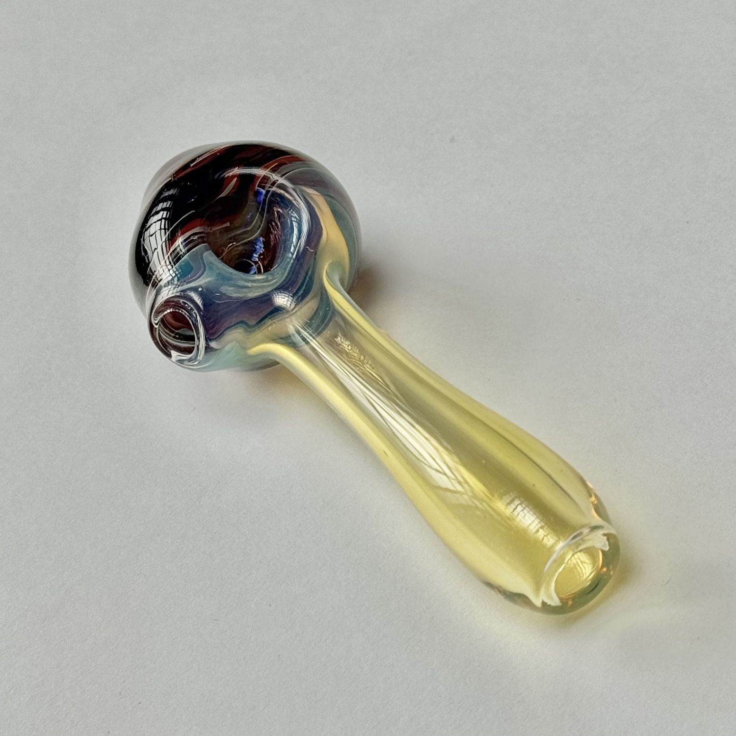 Color Head Spoon (SM) by Backwoods Glass - A