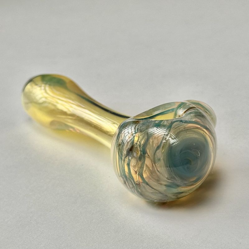 Color Head Spoon (SM) by Backwoods Glass - C