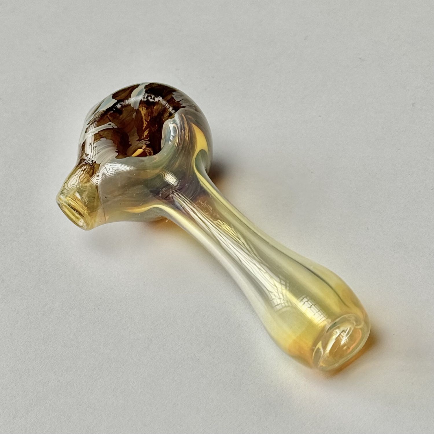Color Head Spoon (SM) by Backwoods Glass - E