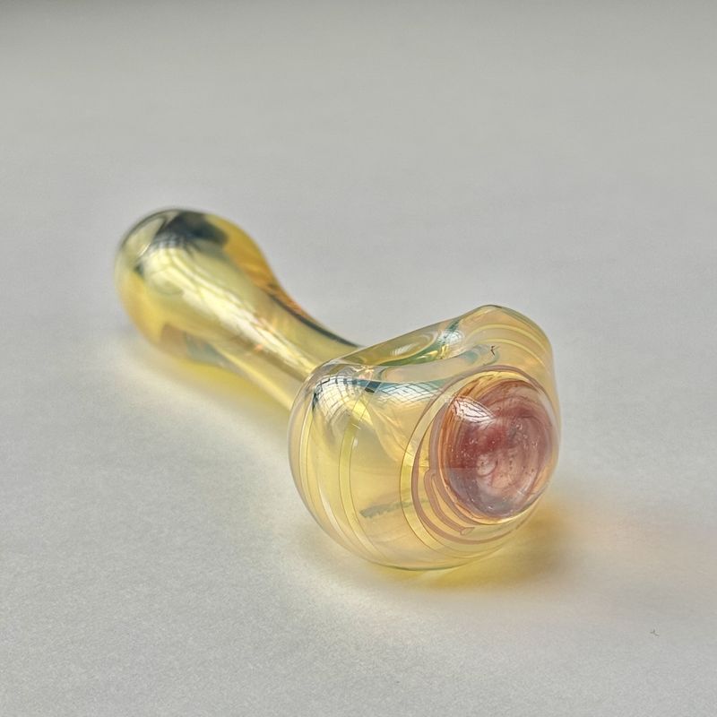 Color Head Spoon (SM) by Backwoods Glass - L