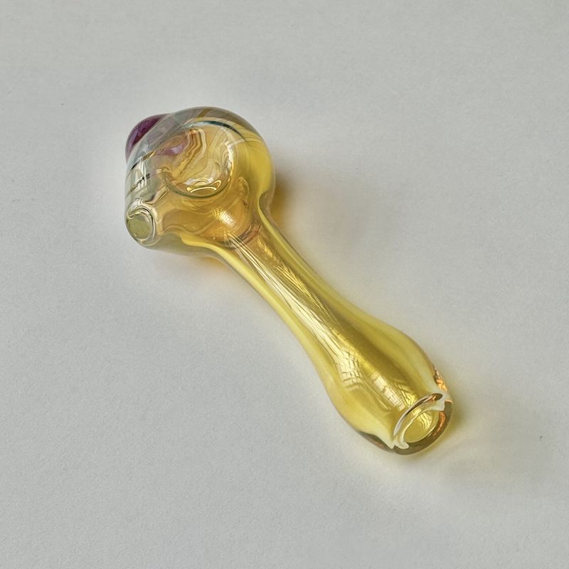 Color Head Spoon (SM) by Backwoods Glass - L