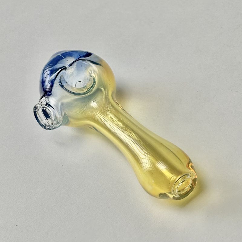 Color Head Spoon (SM) by Backwoods Glass - I