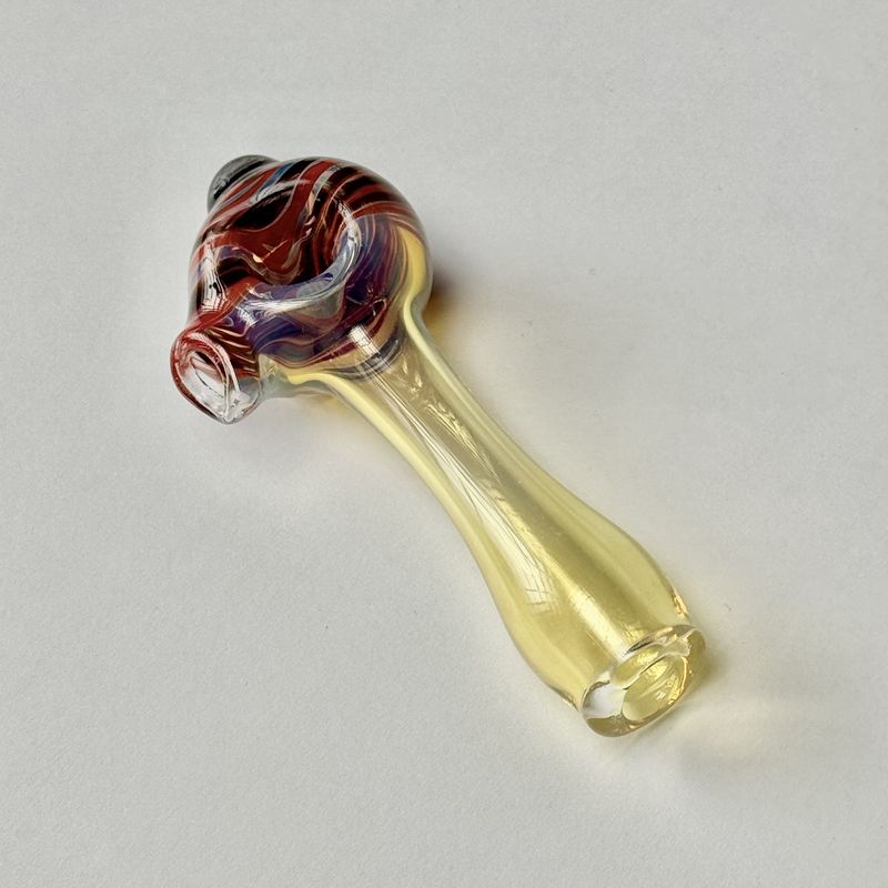 Color Head Spoon (SM) by Backwoods Glass - K