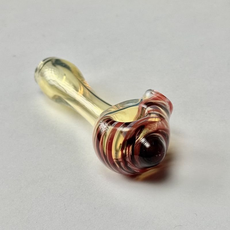 Color Head Spoon (SM) by Backwoods Glass - K