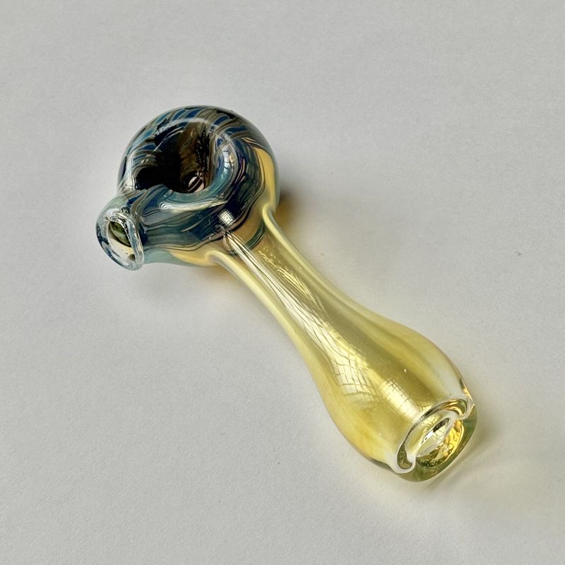 Color Head Spoon (SM) by Backwoods Glass - M