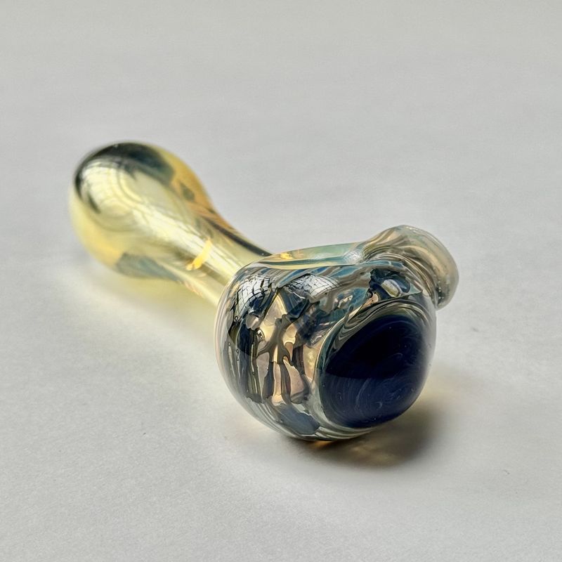Color Head Spoon (SM) by Backwoods Glass - M