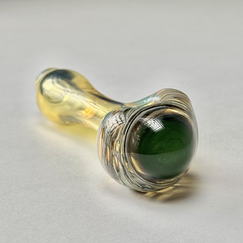 Color Head Spoon (SM) by Backwoods Glass - R