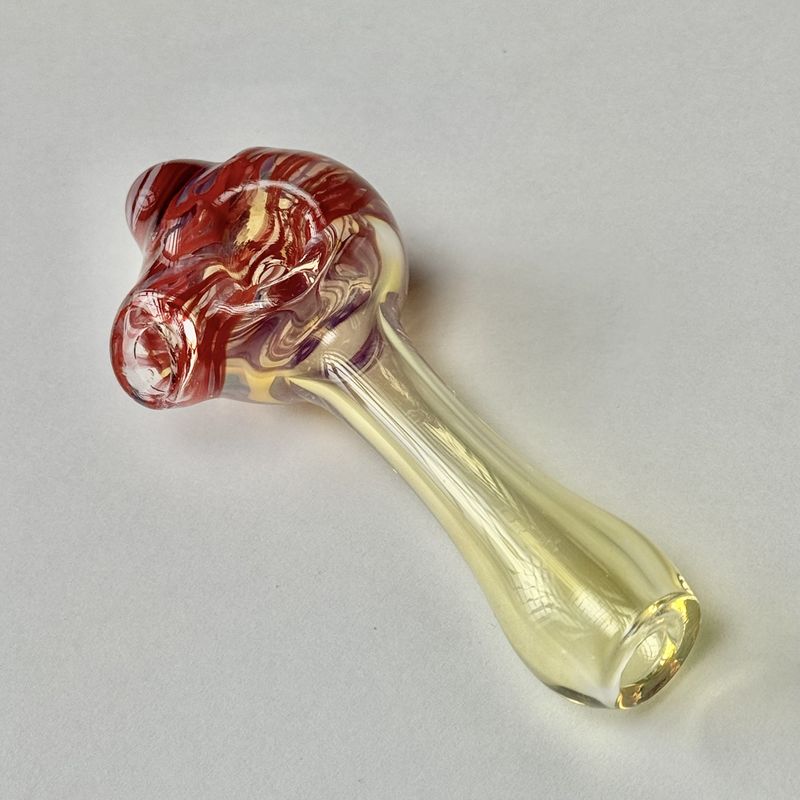 Color Head Spoon (SM) by Backwoods Glass - O