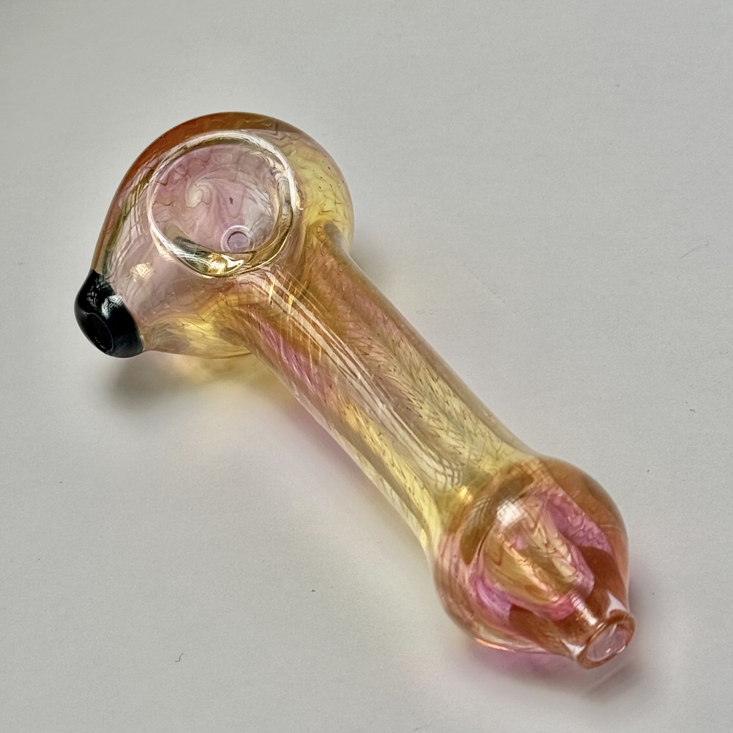 Rainbow Wrap &amp; Rake Fume Spoon by Cose Glass - C