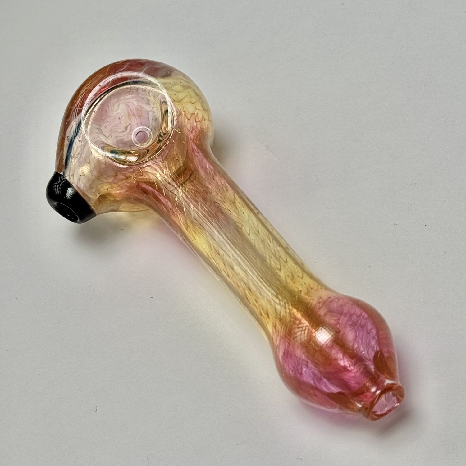 Rainbow Wrap &amp; Rake Fume Spoon by Cose Glass - D
