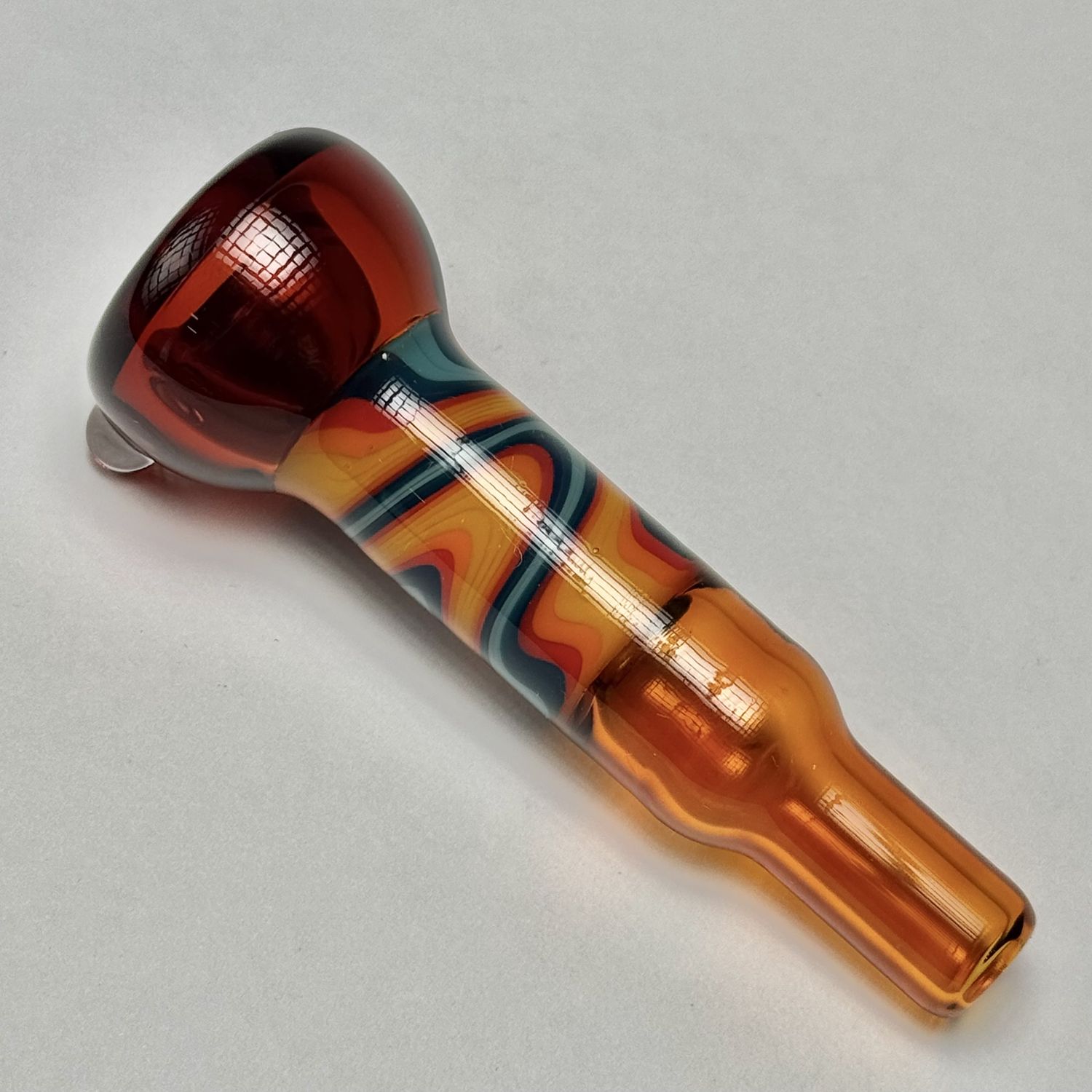 Line Work Chillum by Ashmere Glass - B