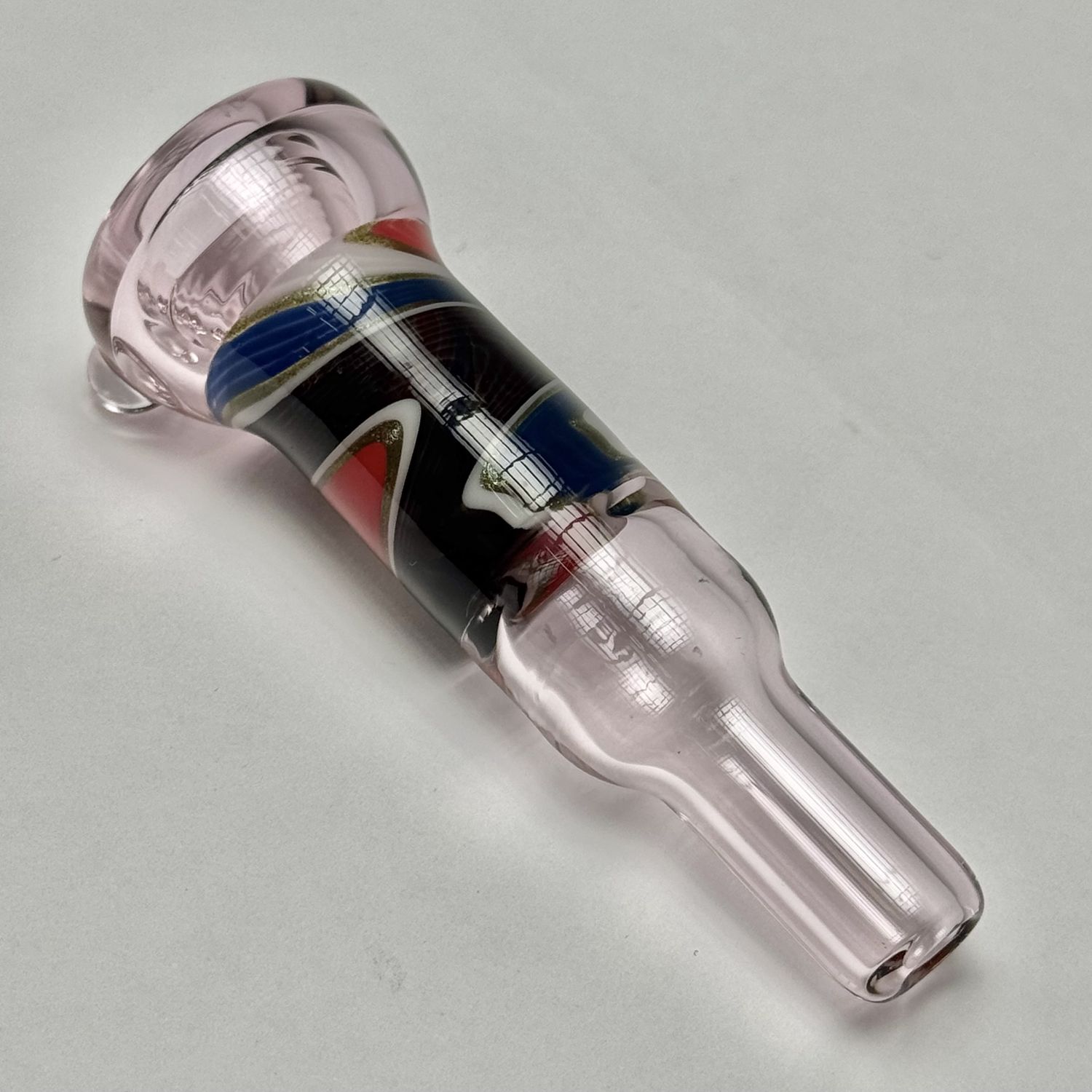 Line Work Chillum by Ashmere Glass - D