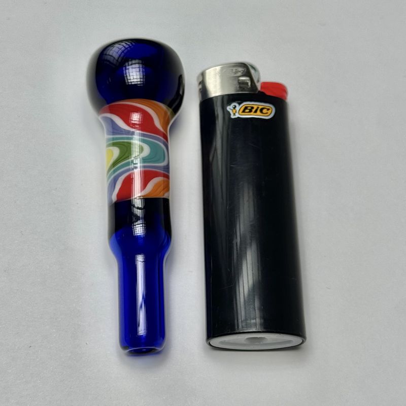 Line Work Chillum by Ashmere Glass - E
