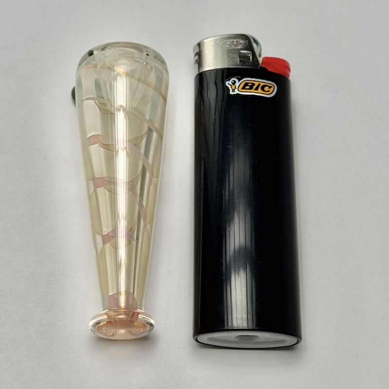 Fume Slugger Chillum by Hollow Glass - B