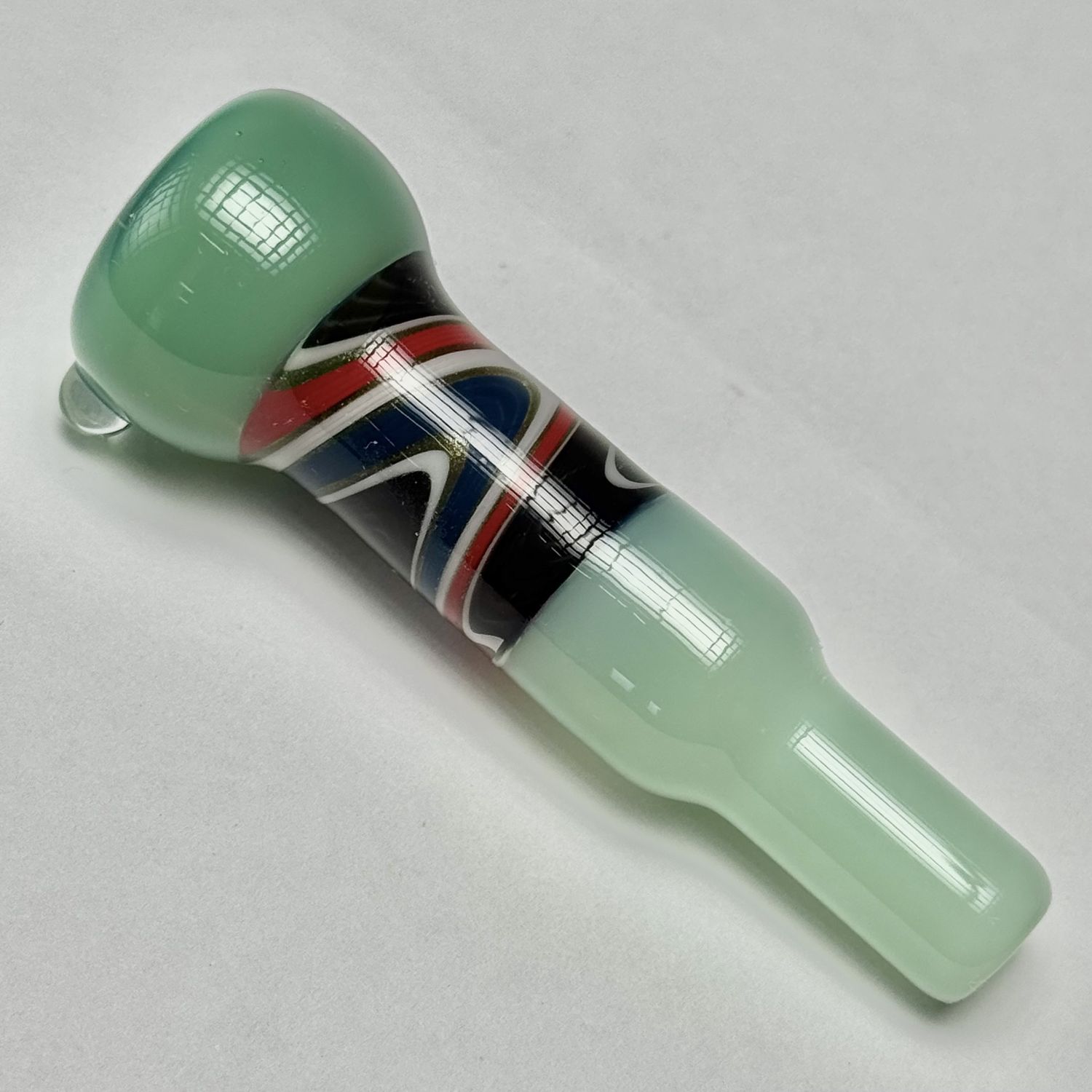 Line Work Chillum by Ashmere Glass - A