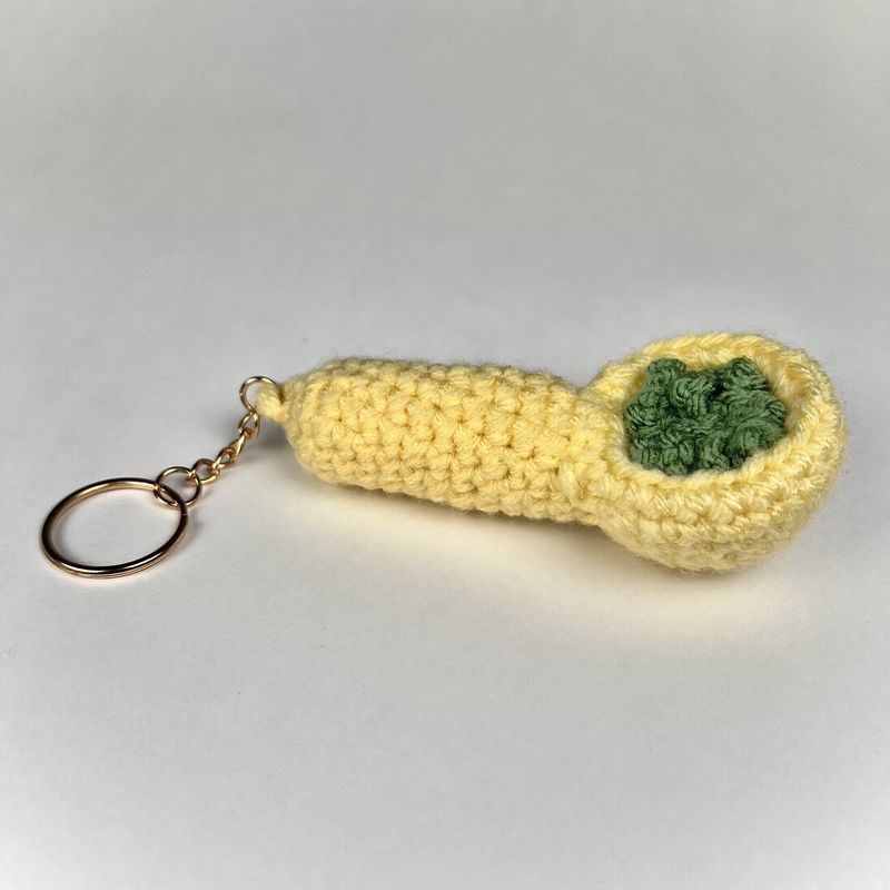 Plush Spoon Keychain