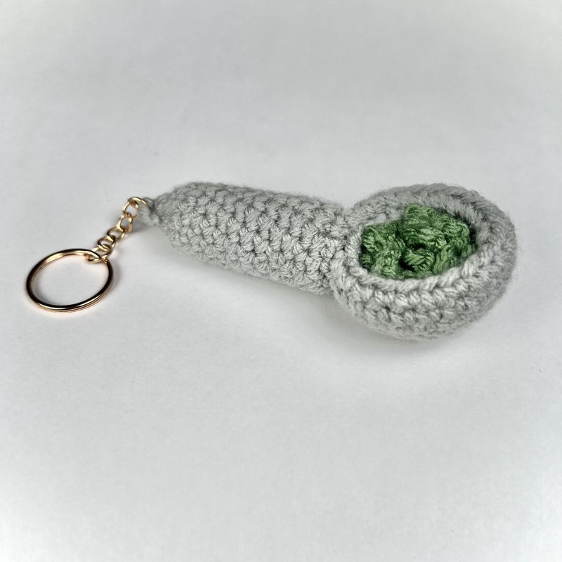 Plush Spoon Keychain