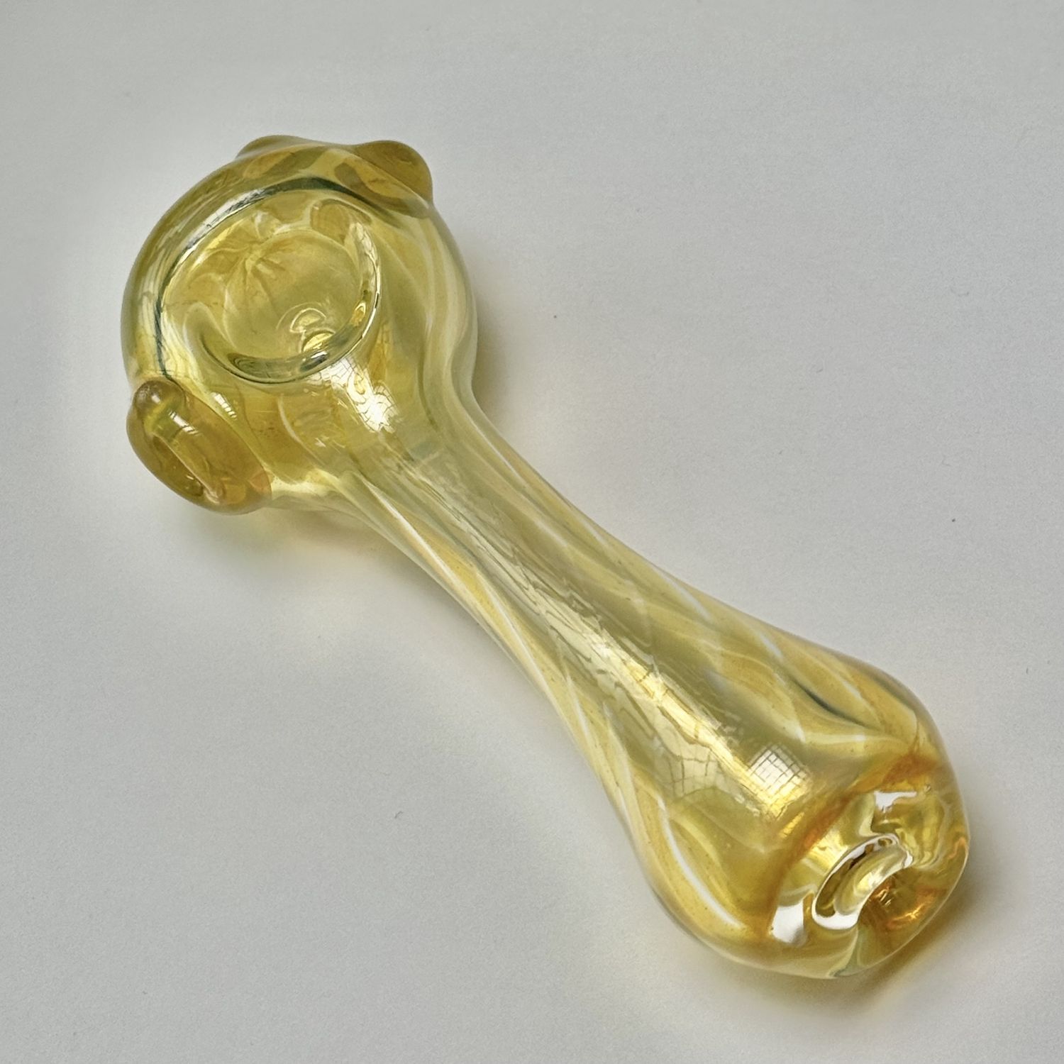 Transparent Opal Linework Spoon by Taggart Glass - K