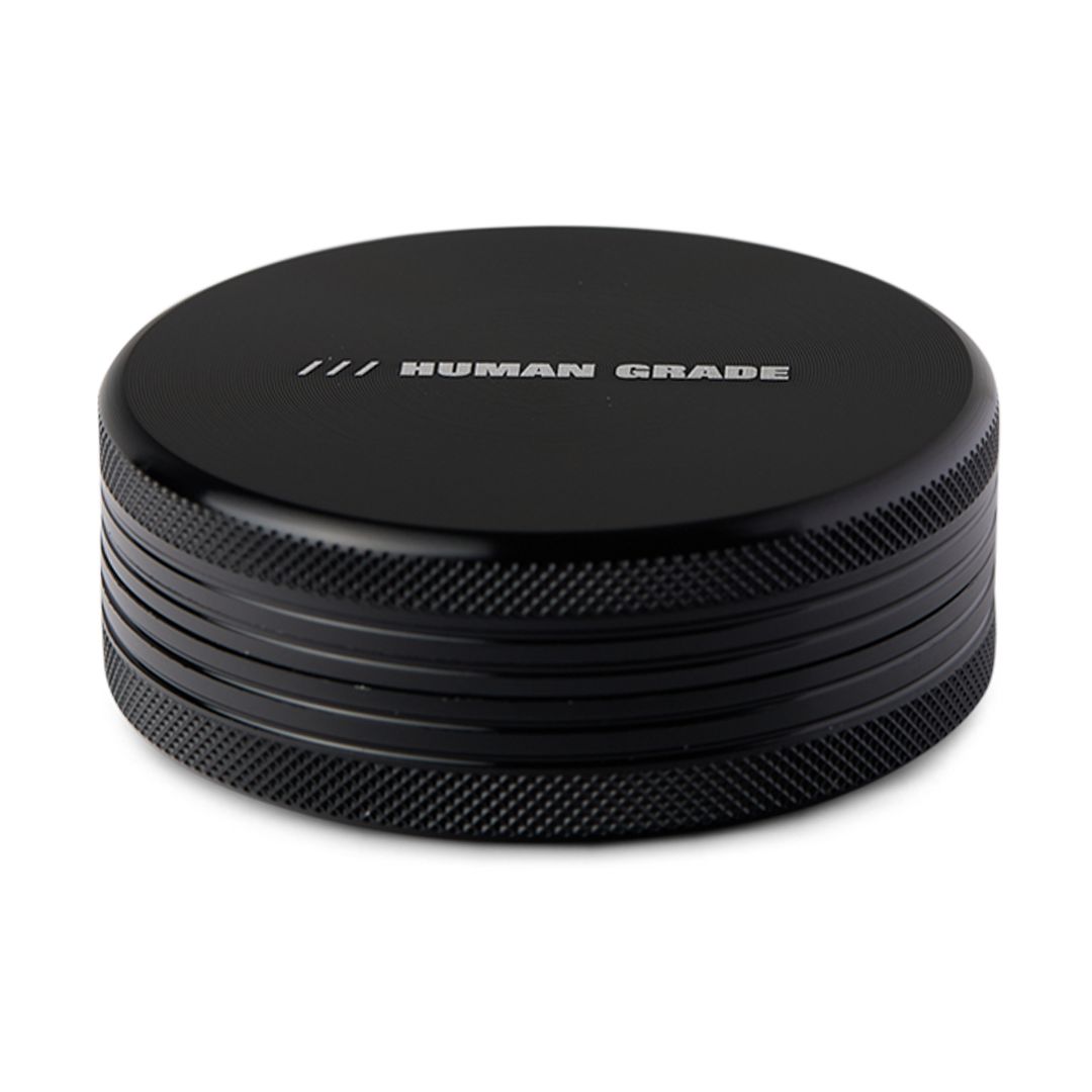 HUMAN GRADE Aluminum 1C Grinder (2.5"), Color: Black