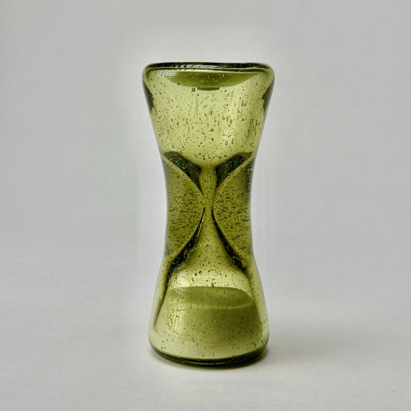 Premium Glass Sand Timer by JNG Studios - Blue Yoshi