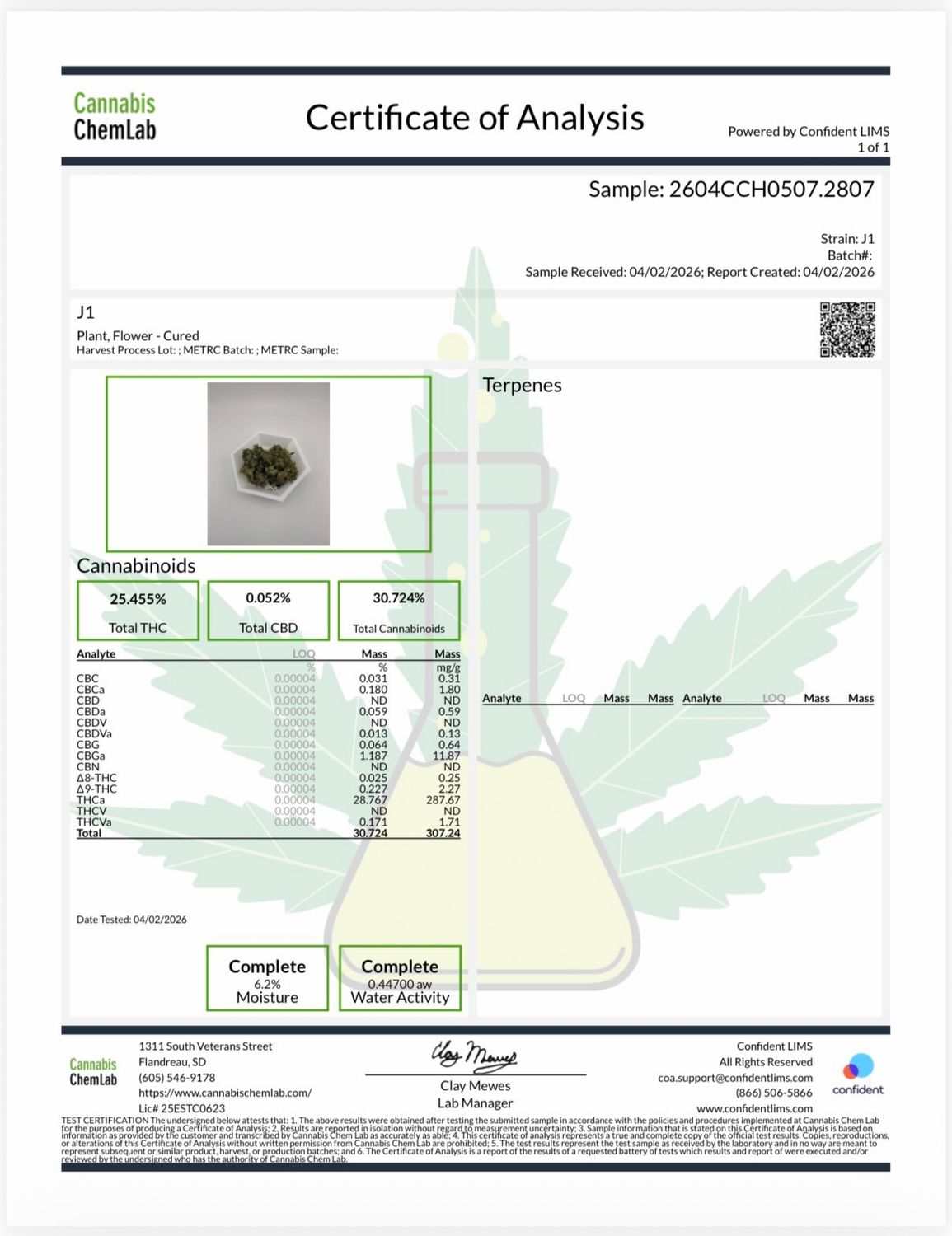 Jack ONE THCA Flower 28.77% (SH)