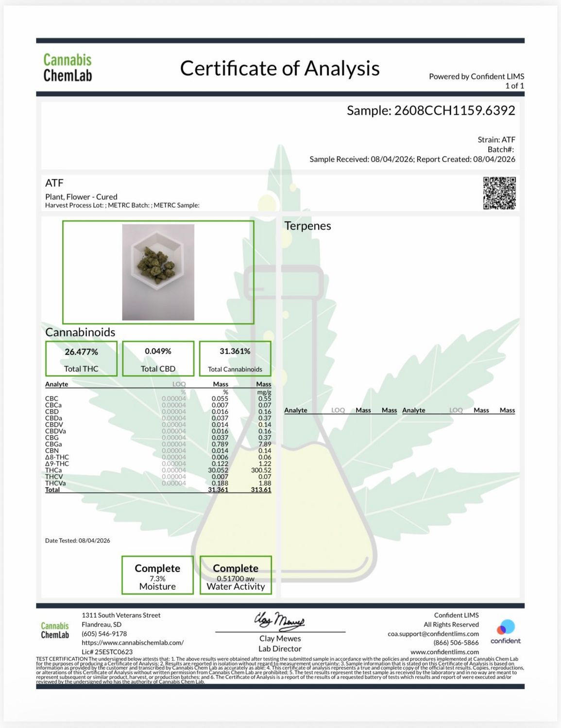 Alaskan Thunder Fuck THCA Flower 30.05% (SH)