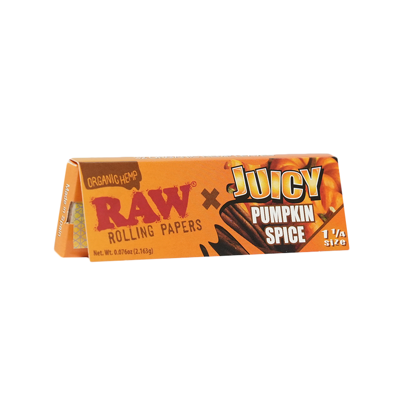 RAW x Juicy Pumpkin Spice Organic Hemp Papers