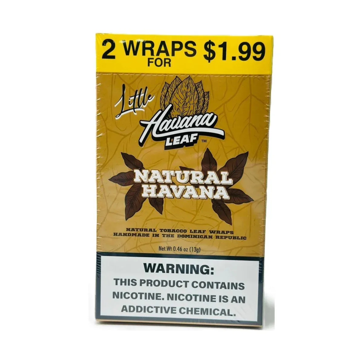 Havana LEAF Wraps (2/$1.99), Flavour: Natural Havana