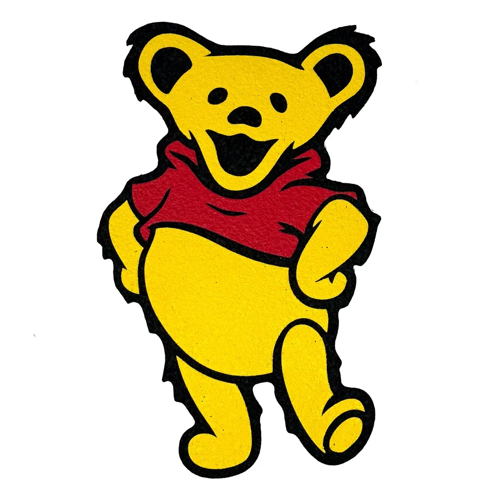 Dancing Pooh Dab Mat -12in