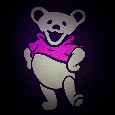 Dancing Pooh Dab Mat -12in