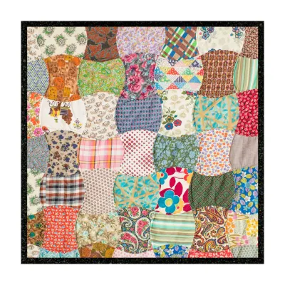 Patchwork Dab Mat - 12in