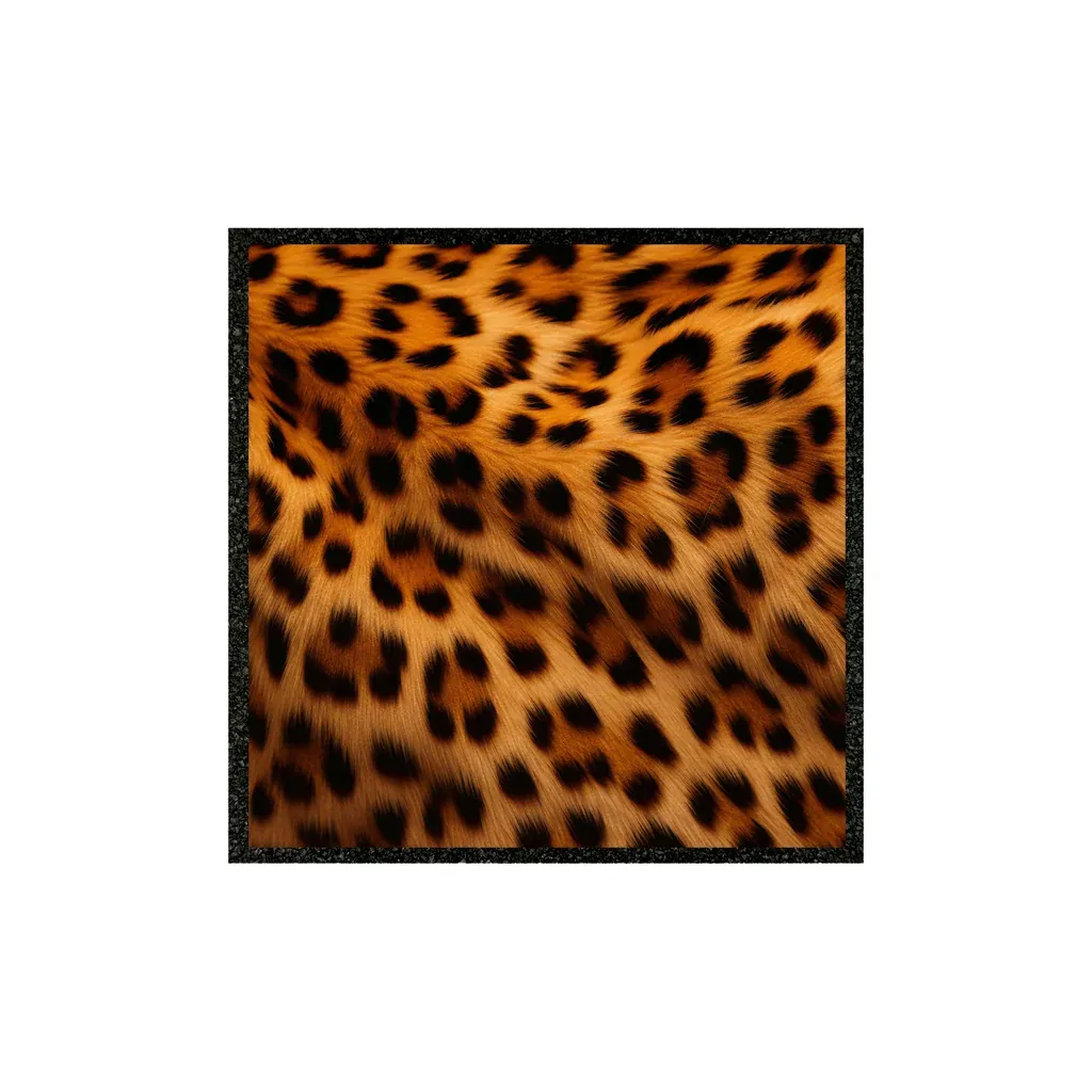Cheetah Dab Mat - 5in