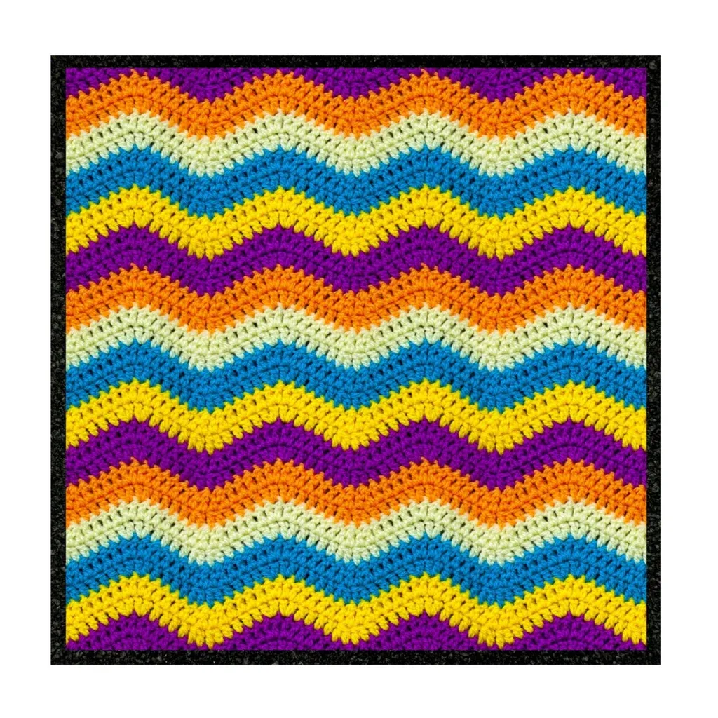 Crochet Dab Mat - 12in