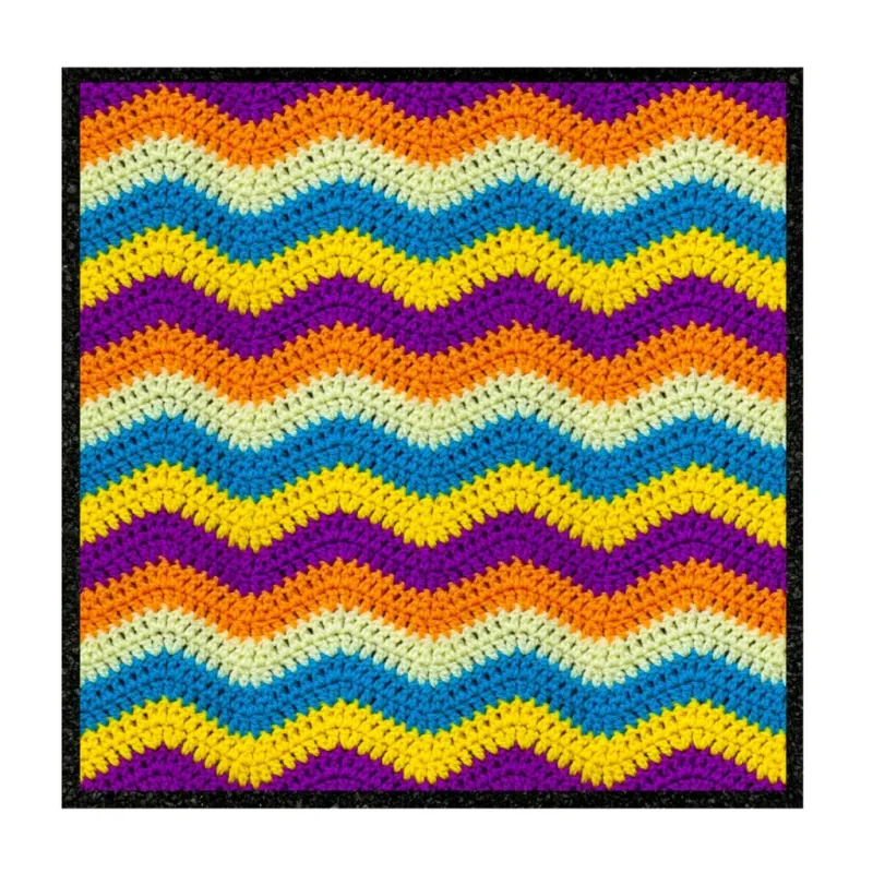 Crochet Dab Mat - 12in