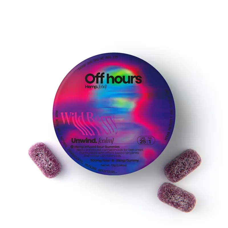 Off Hours Unwind Cannabis Gummies (20CT)
