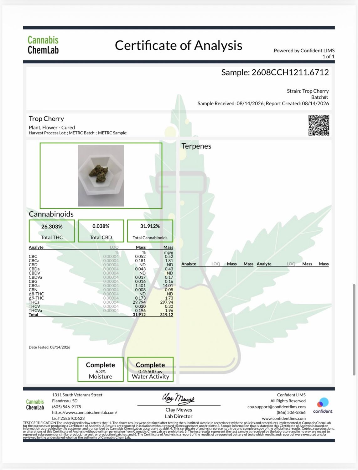 Trop Cherry Cookies - 29.79% (H)