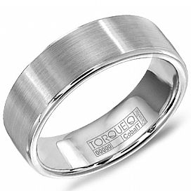 Cobalt CrownRing Men's Wedding Band