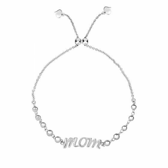 Silver Friendship Bolo Bracelet