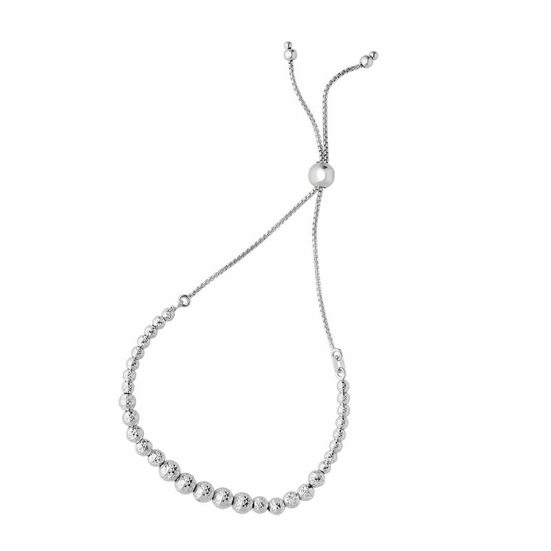 Silver Friendship Bolo Bracelet