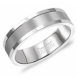 Cobalt CrownRing Men's Wedding Band