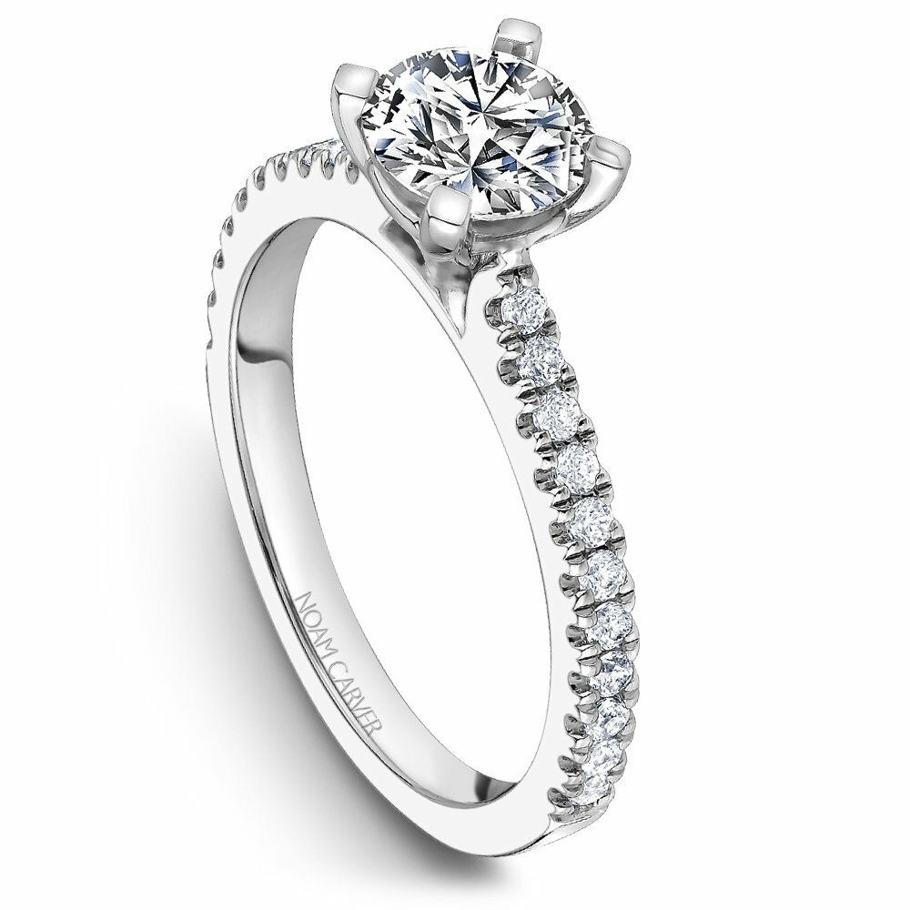 Noam Carver Diamond Solitaire Engagement Ring